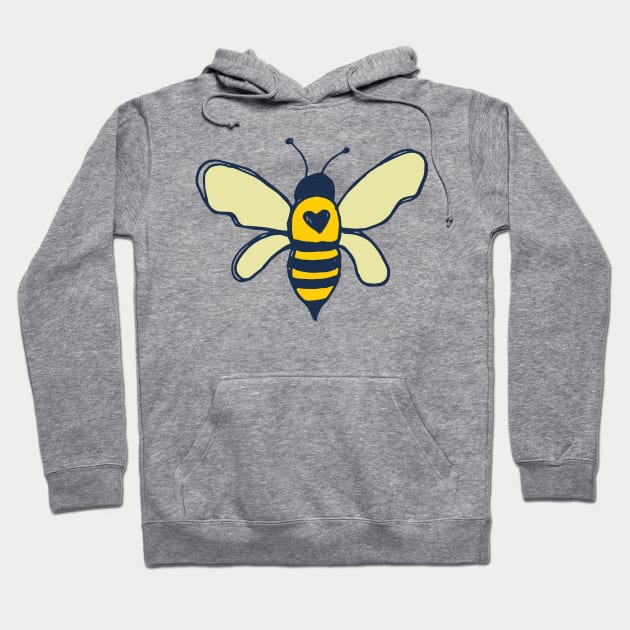 Honey Bee Hoodie by Jackie Hurd